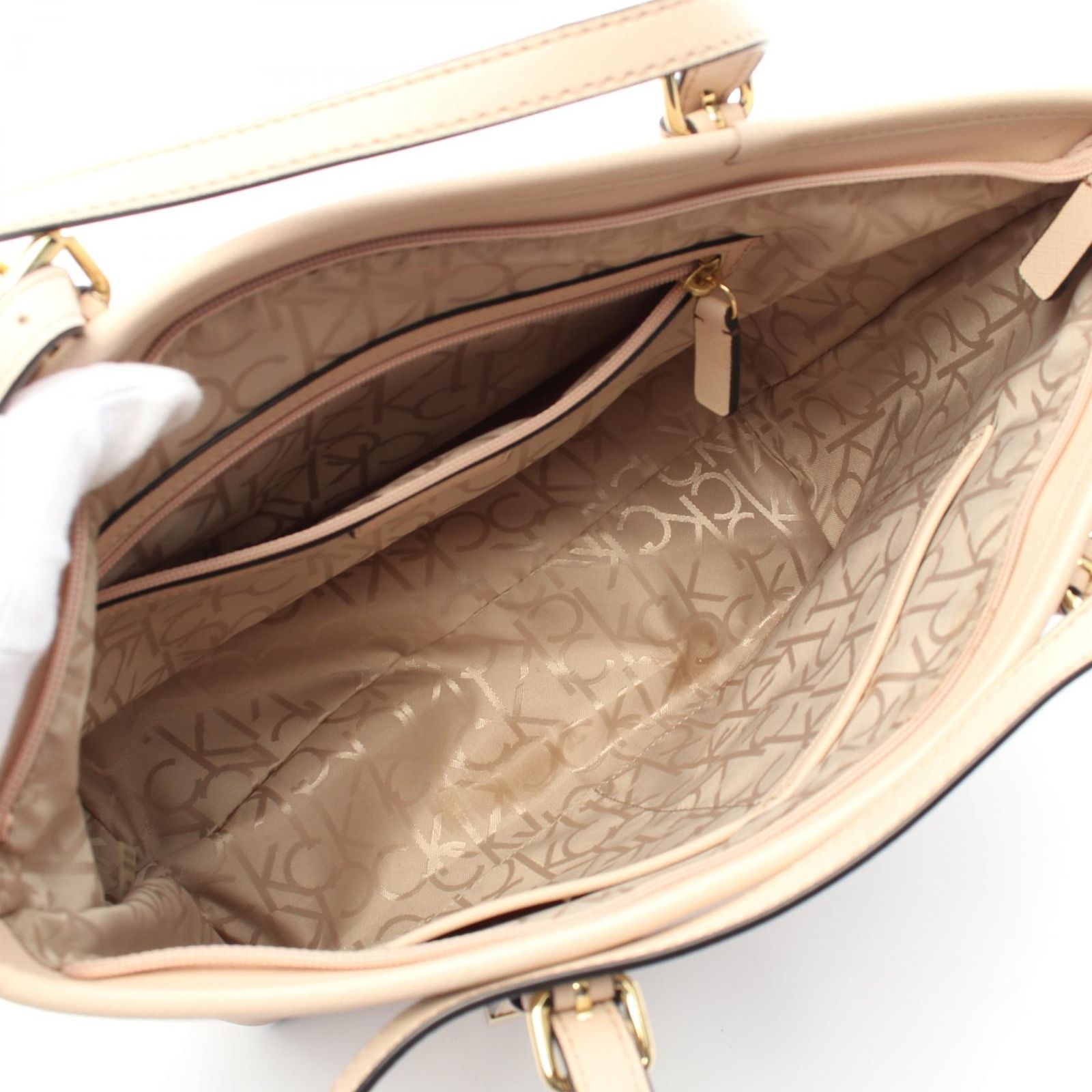 カルバンクライン Calvin Klein トートバッグ H6JAJ4VG ブラウン PVC  