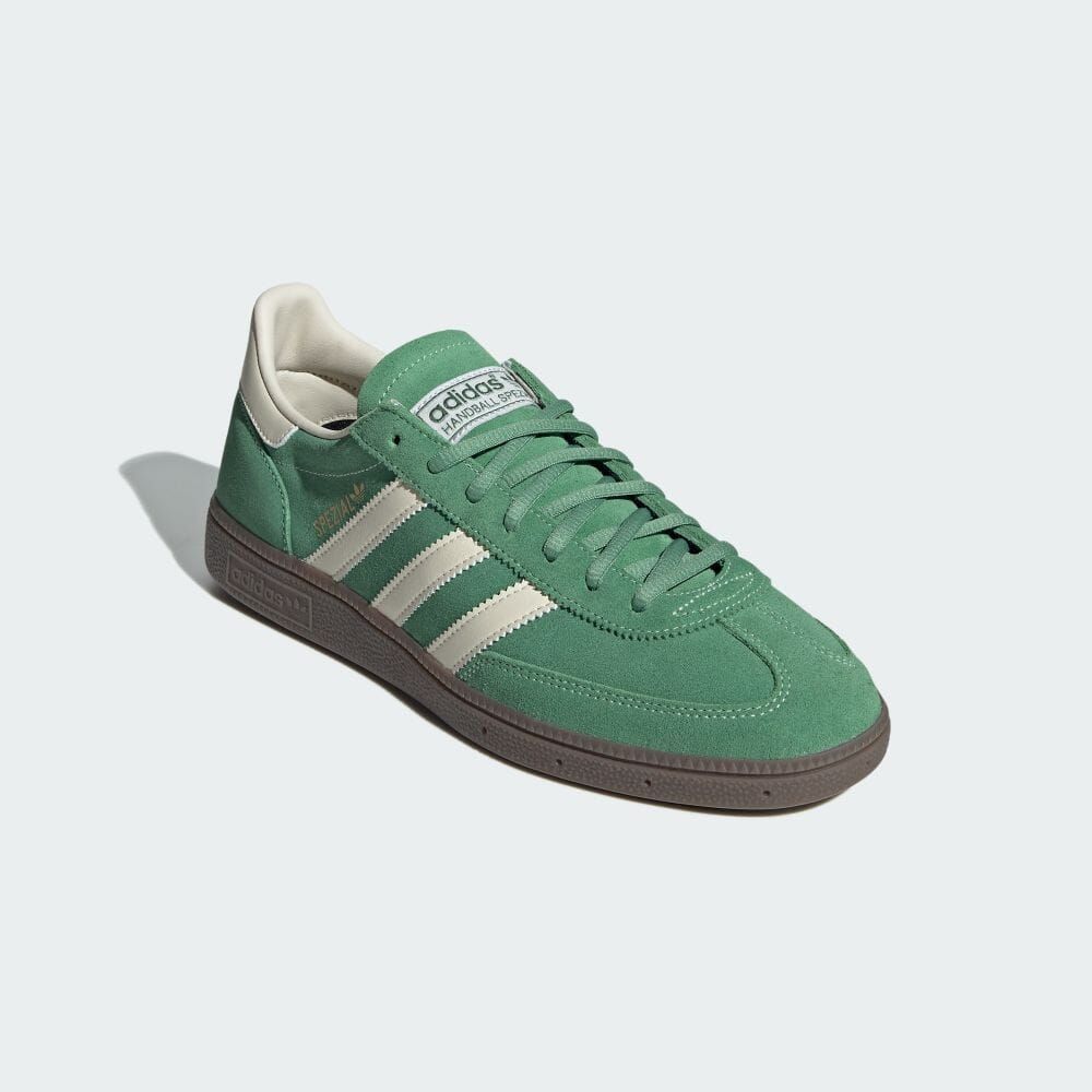 (アディダスオリジナルス) adidas Originals ハンドボール スペツィアル ストリート メンズ レディーススニーカー 靴 通勤通学 MENS WOMAN IG6192 HANDBALL SPEZIAL SHOES PRELOVED GREEN