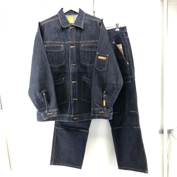 【中古】Akademiks 90～00s デニムセットアップ サイズXL/36　アカデミクス[24]