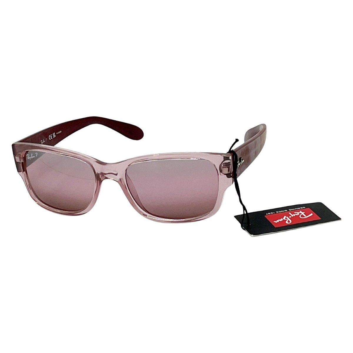 ◆◆RAY-BAN レイバン サングラス セルフレーム ケース付 RB4388 ピンク