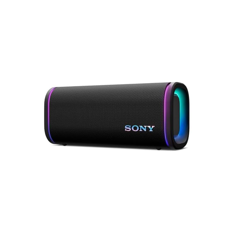 ソニー SONY ULT FIELD 5 Bluetoothスピーカー 迫力の重低音 クリアなサウンド ロングバッテリー25時間 ショルダーストラップ ライティング搭載 防水 防塵 SRS-ULT50 BC ブラック