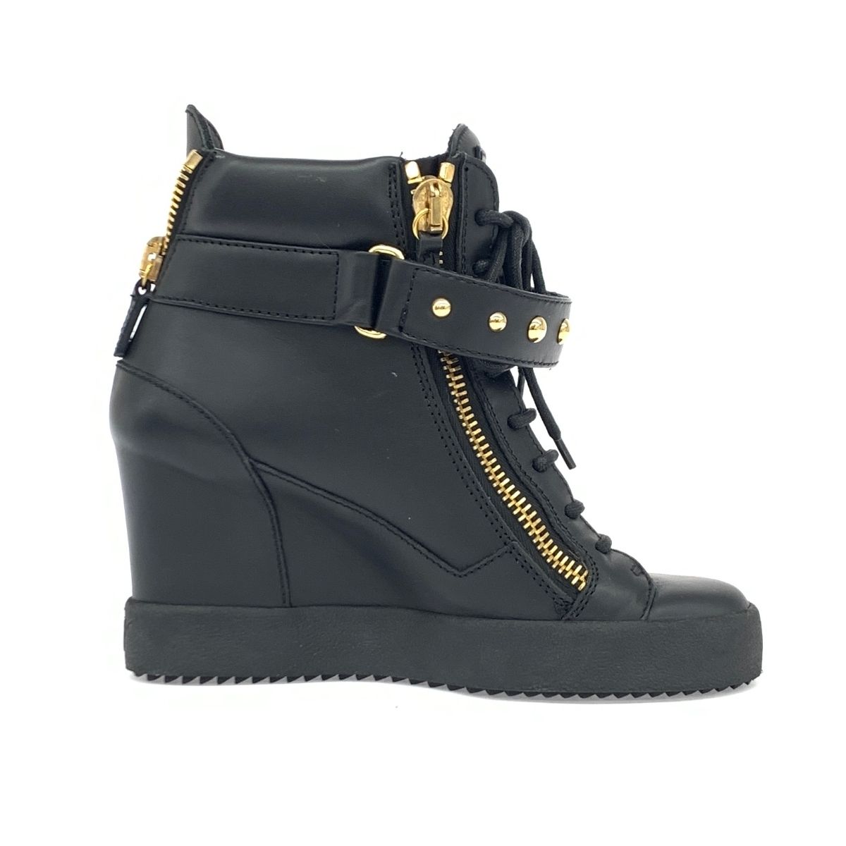 ジュゼッペザノッティ インヒールスニーカー レースアップ 厚底