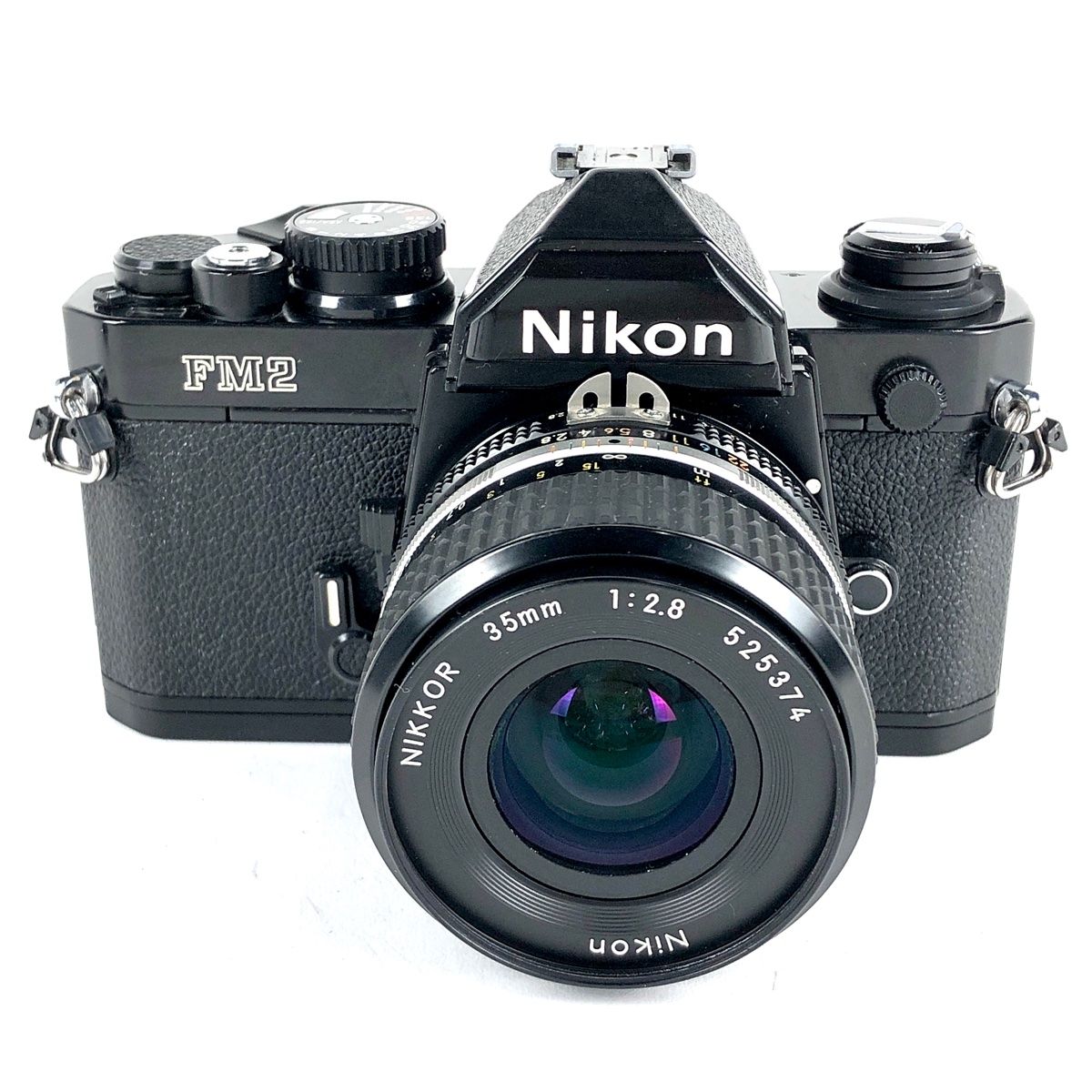 ニコン Nikon NEW FM2 ブラック + Ai-S NIKKOR 35mm F2.8 フィルム