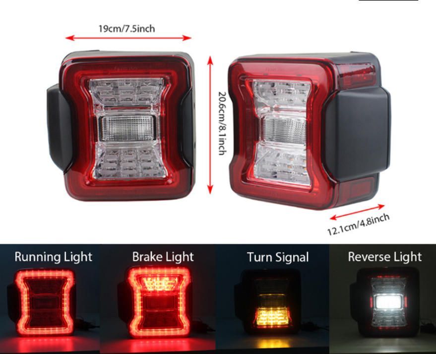 ラングラーテールランプJLモデル適用JKラングラーテールランプ従来から