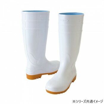 アイトス 4437 長靴 先芯入り ホワイト 27.0cm