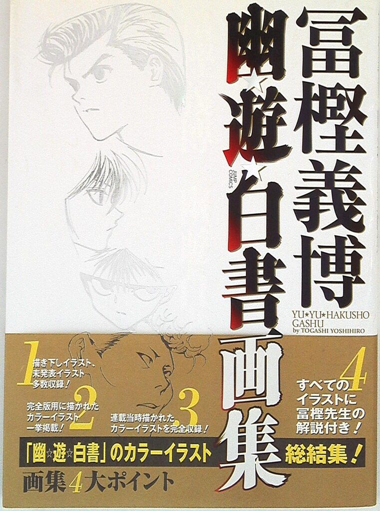 集英社 冨樫義博 幽遊白書画集 (帯付)