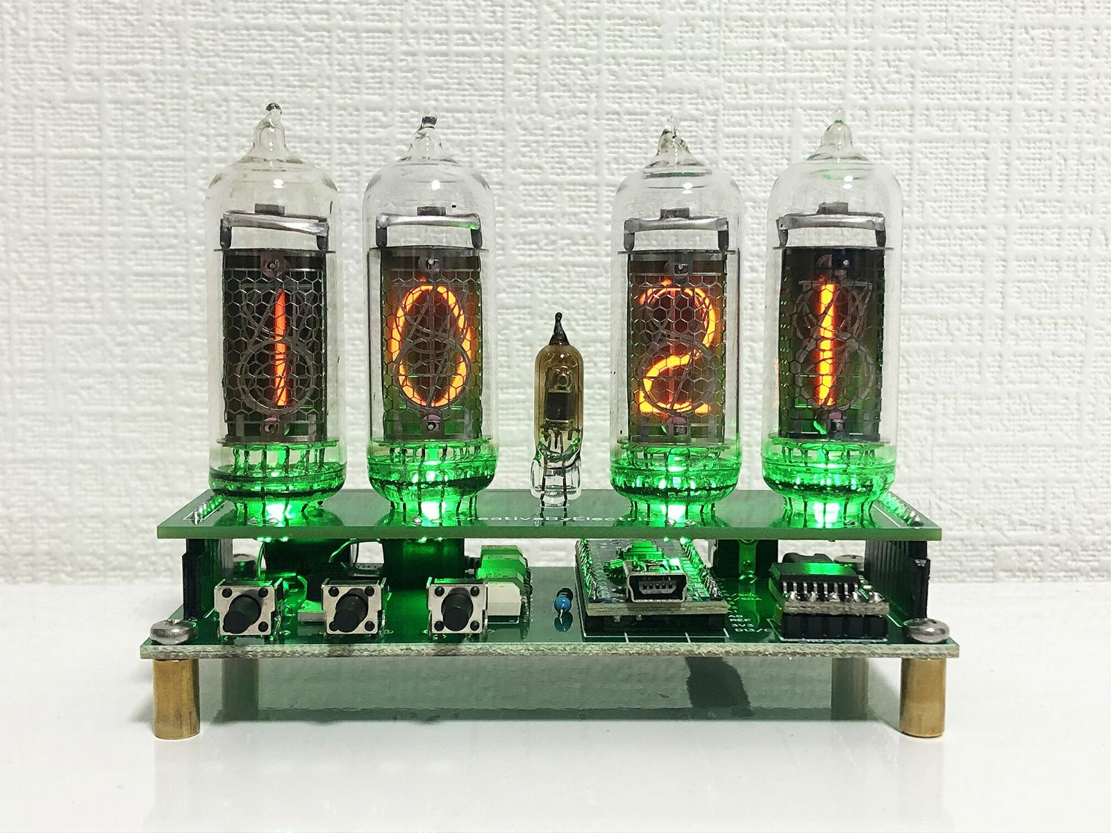 ニキシー管時計 ニキシー管置時計 IN-14 Glow Tube Nixie - メルカリ