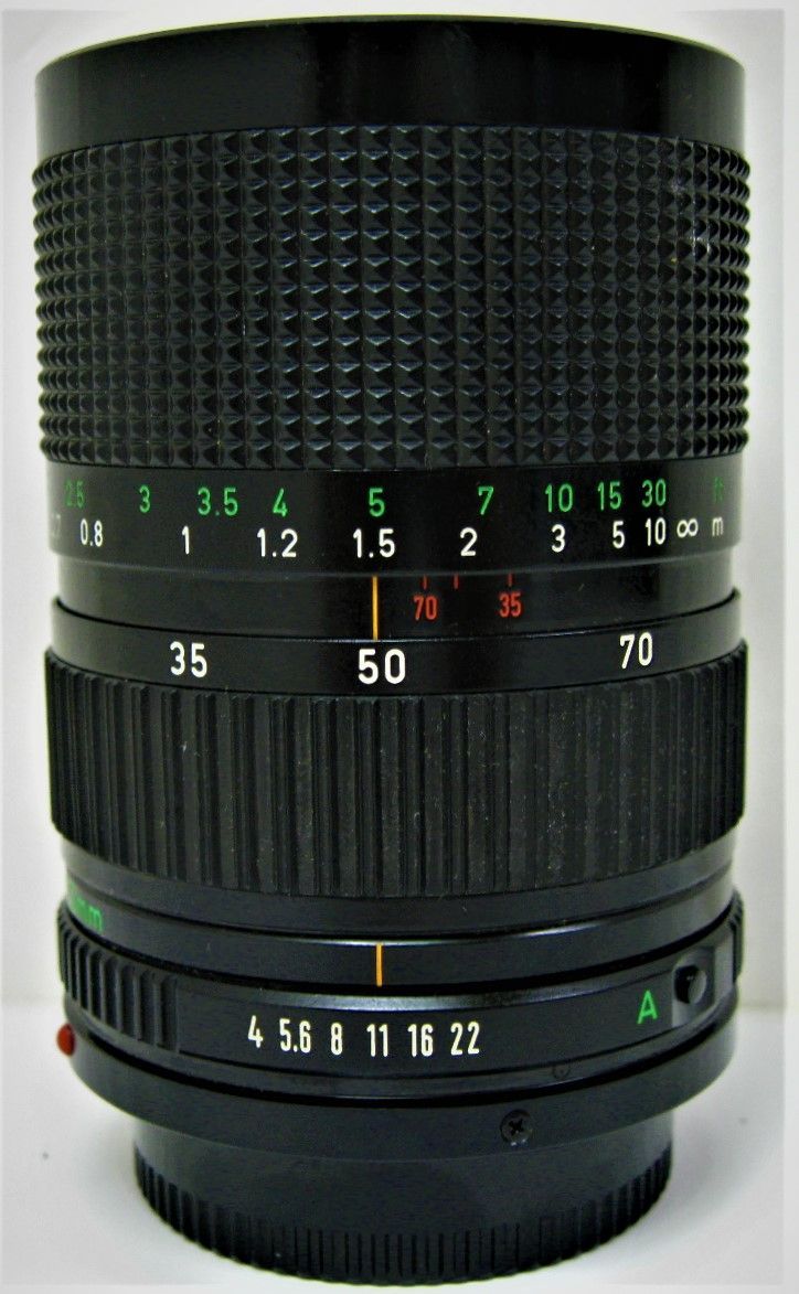 ネイビーシー 美品アンティーク キャノン レンズCANON LENZ FD35~70mm