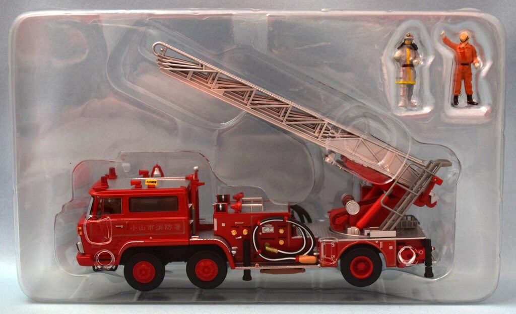 トミーテック 日野 TC343型 はしご付消防車 小山市消防署 LV-N24b LV‐N24b 日野TC343型はしご付き消防車（小山市消防署） | 無免許