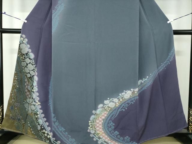 平和屋着物●訪問着　絞り　辻が花　暈し染め　金彩　正絹　逸品　未使用　DAAS3419ps 平和屋着物○訪問着 絞り 辻が花 暈し染め 金彩 正絹 逸品 未使用