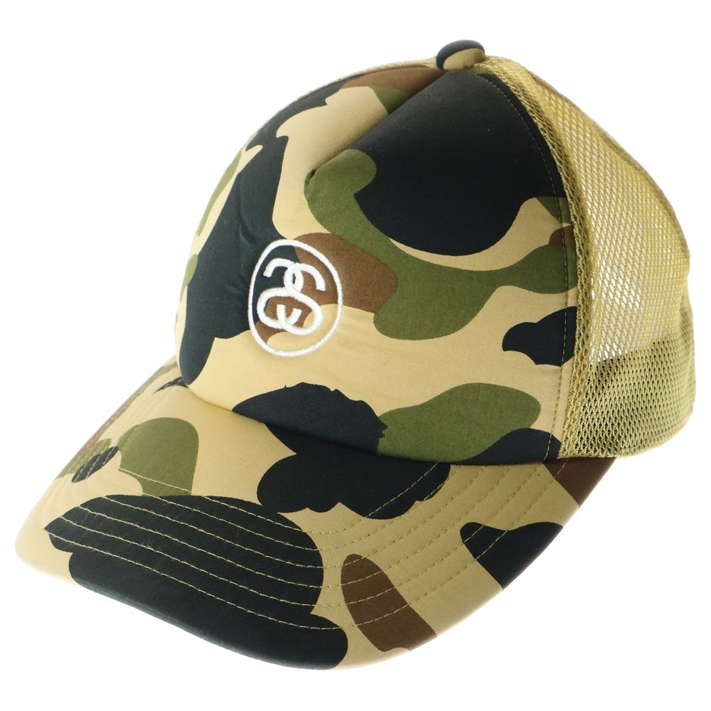 新品 stussy×a bathing ape 30周年記念1stカモ cap 楽天市場】A BATHING APE ア ベイシング エイプ キャップ STUSSY