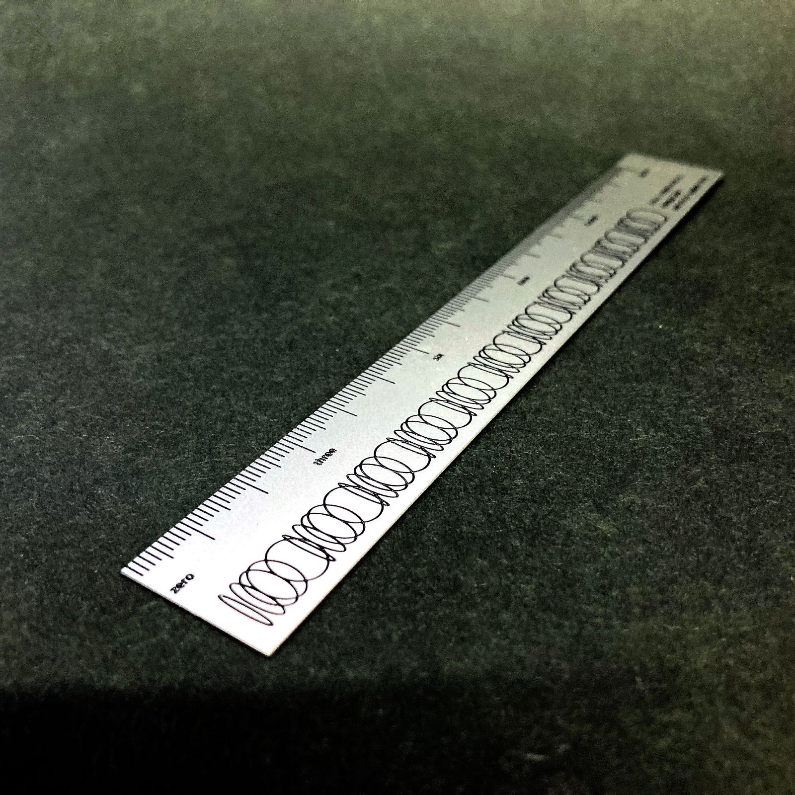 ラダイト エッチングルーラー（柄：オーバル） Luddite 