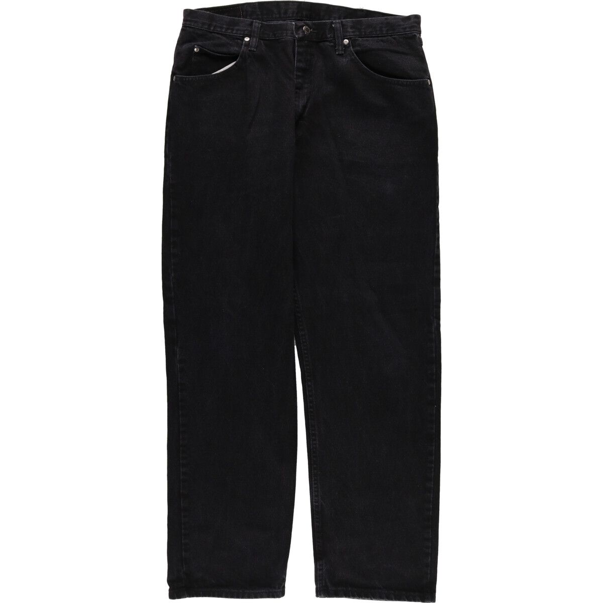 古着 ラングラー Wrangler ブラックデニム ストレートデニムパンツ メンズw36相当/eaa470907