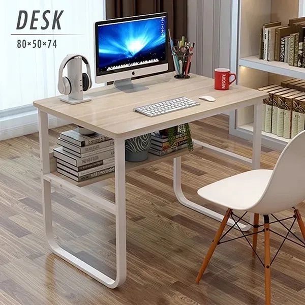 【値下げ交渉可能】 KANADEMONO 木製パソコンデスク ナチュラルウッド 値下げ交渉可能】 KANADEMONO 木製パソコンデスク ナチュラルウッド