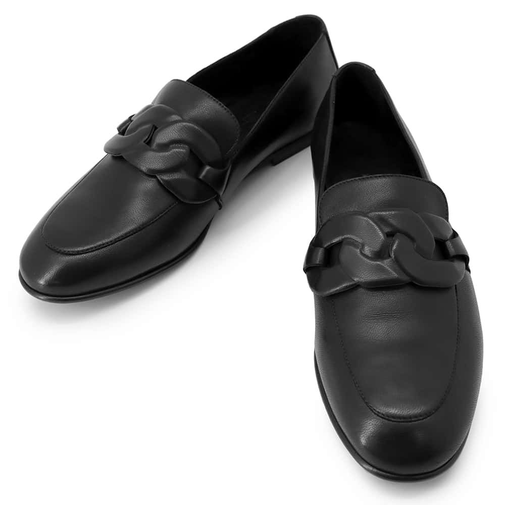 エルメス ローファー ケリー金具 ゴールド金具 黒 レザー 37 保存袋 箱