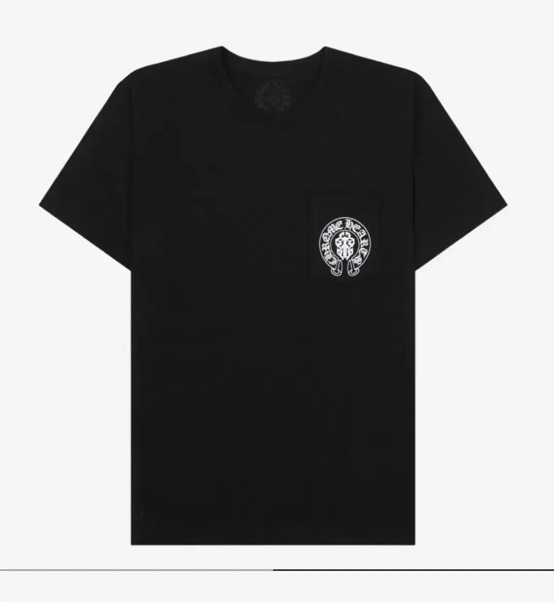 【新品タグ付き】クロムハーツ　tシャツ 黒　ハーフダガー　xs 170 ロゴ クロムハーツTシャツバックハーフダガーロゴブラック|クロム