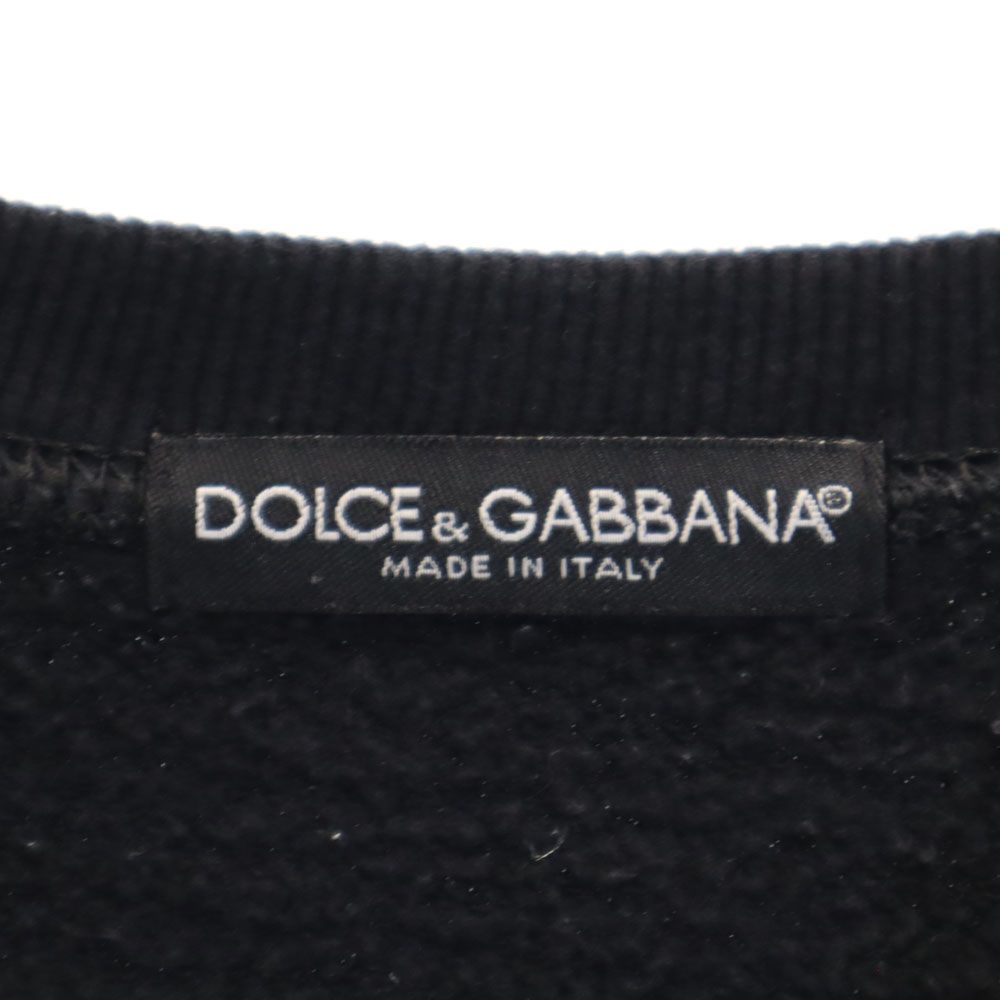 DOLCE&GABBANA - ドルチェアンドガッバーナ イタリア製 ミッキーマウス 長袖 トレーナー ブラック系 DOLCE&GABBANA 裏起毛 スウェット レディース ドルチェアンドガッバーナ イタリア製 ミッキーマウス 長袖 トレーナー