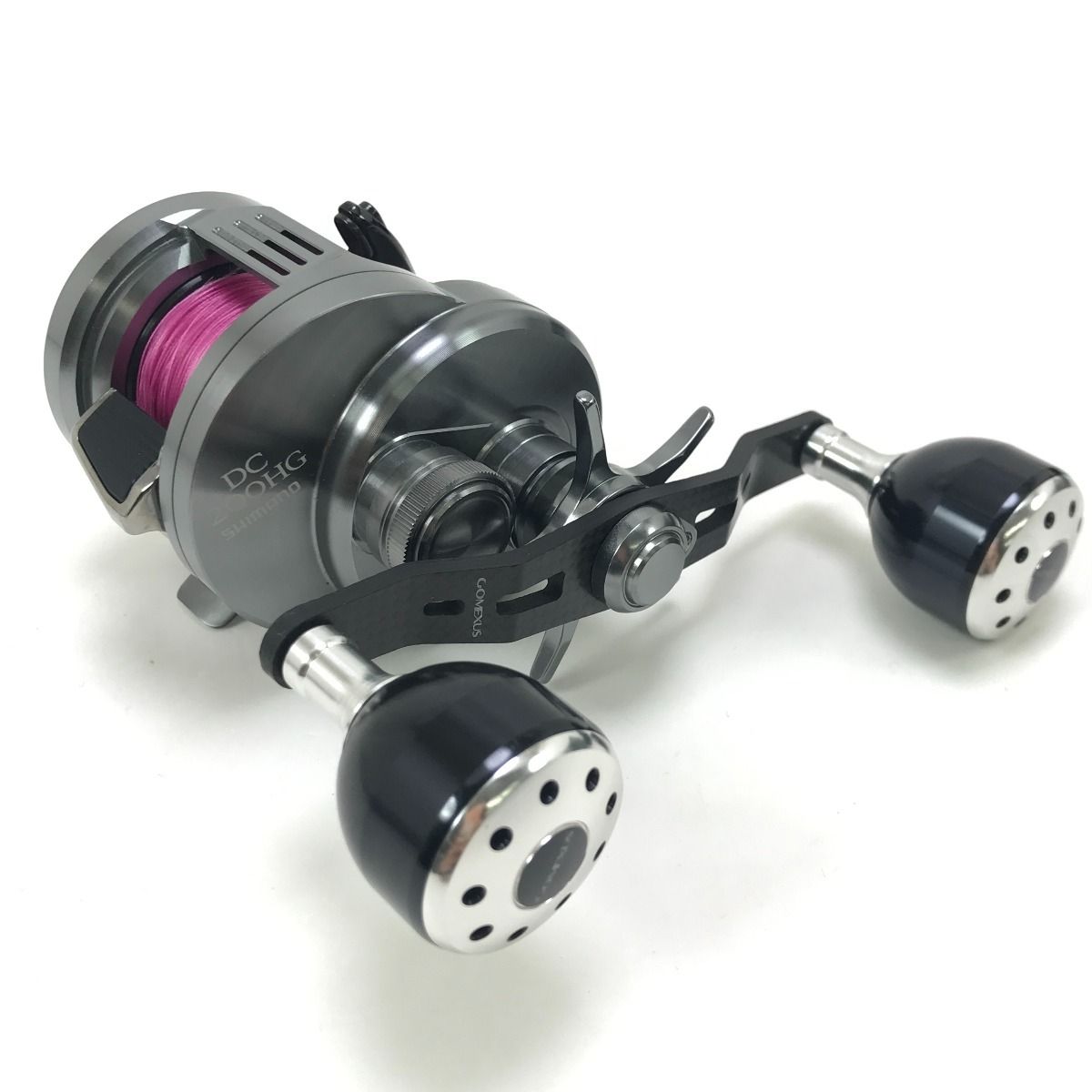$$ SHIMANO シマノ ベイトリール 20カルカッタコンクエストDC 200HG ゴメクサスハンドル 04039