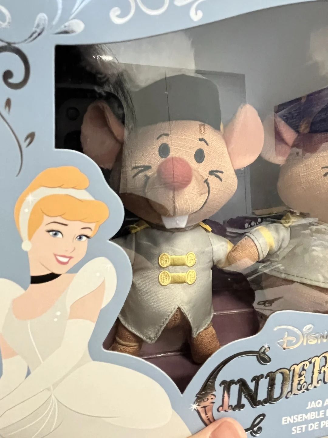 香港ディズニーランド　シンデレラ 75周年　ガス　ジャック　ぬいぐるみ　セット 海外限定 香港ディズニー シンデレラ ガス ジャック 75周年