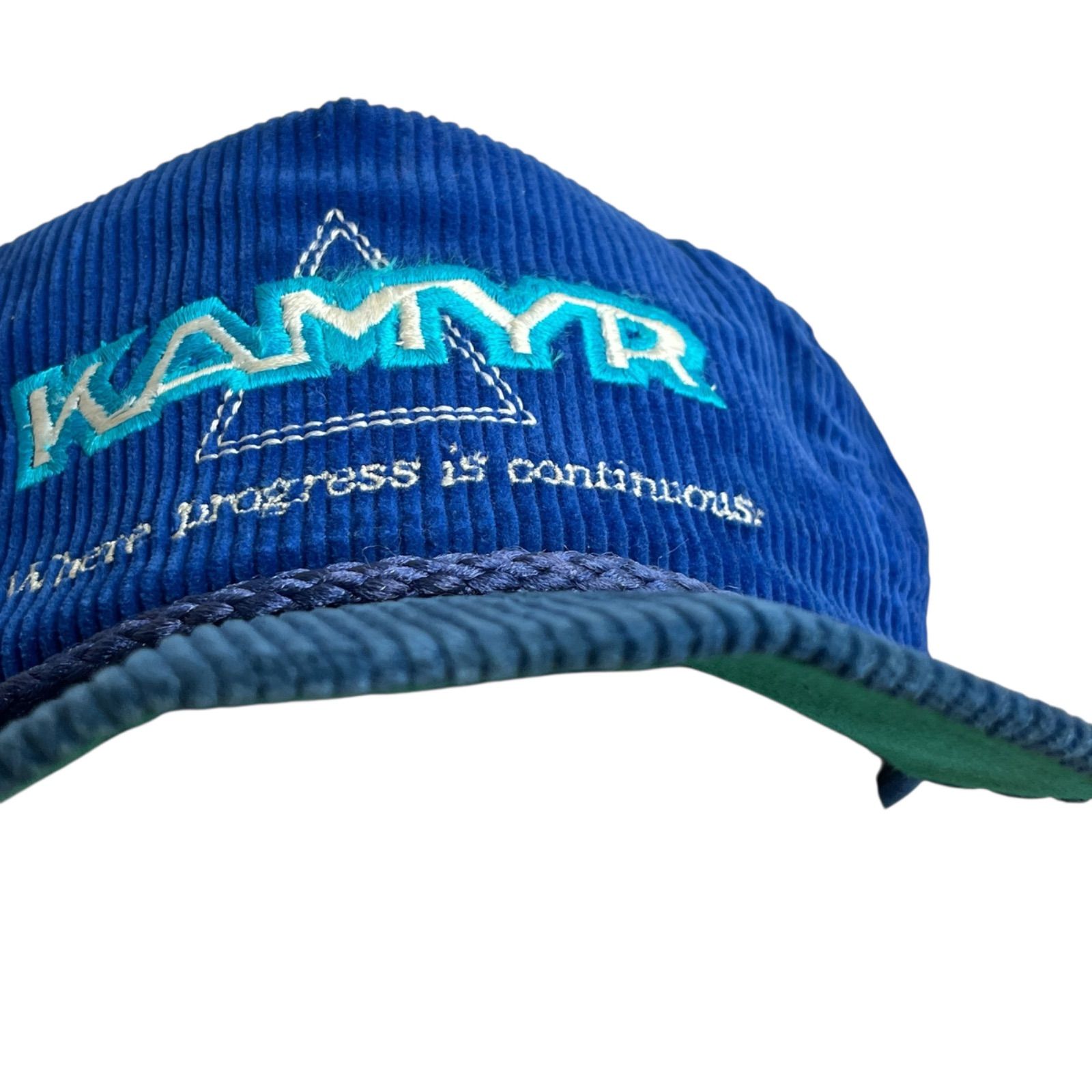 刺繍ロゴ ブルー