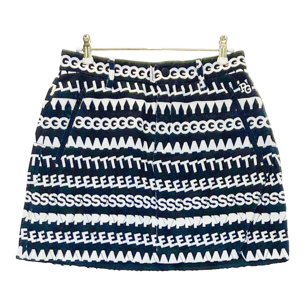 パーリーゲイツ 中綿スカート 新品同様 サイズ1 サイズ：1 PEARLY GATES パーリーゲイツ 中綿スカート 総柄 ネイビー系