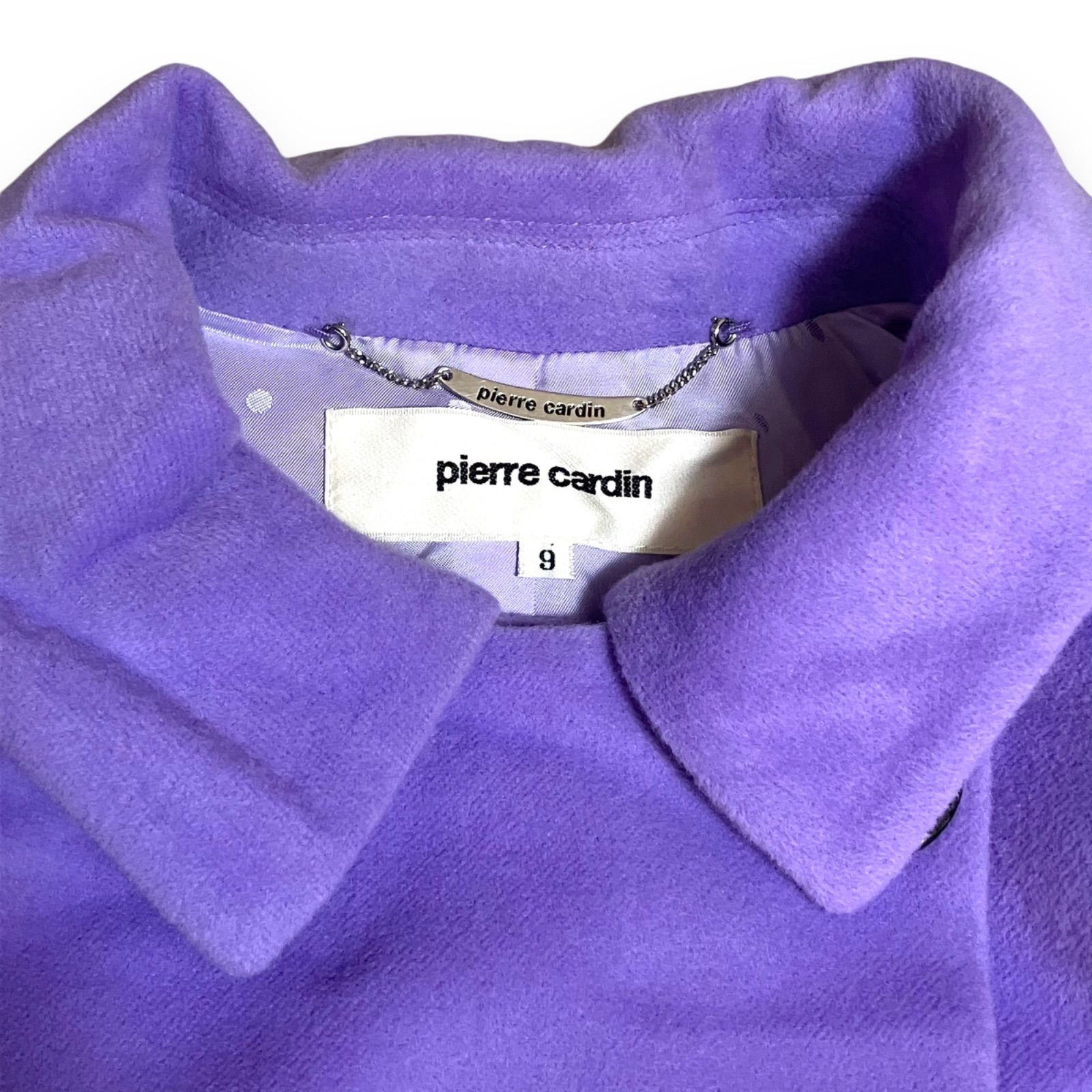 ★夏ジャケ　￥8900　Pierre Cardin ピエール・カルダン 縦縞ストライプ 脇下すぐの身幅54cm 着丈73cm　訳あり　未使用 pierre cardin(ピエールカルダン) アンゴラ混 ジャケット アウター