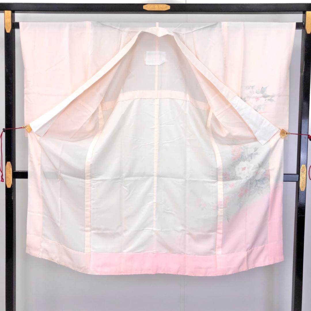 長襦袢 牡丹の花 暈し 薄桜色 半衿付 J-313 - メルカリ