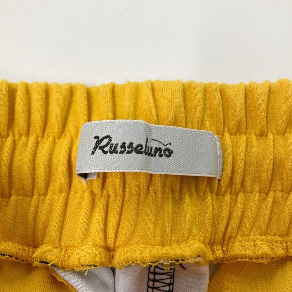 RUSSELUNO ラッセルノ 2022年モデル スウェット 長袖トレーナー 袖ルチャ ホワイト系 5 ゴルフウェア メンズ RUSSELUNOラッセルノ ゴルフウェア スウェットパンツ RUSSELUNO