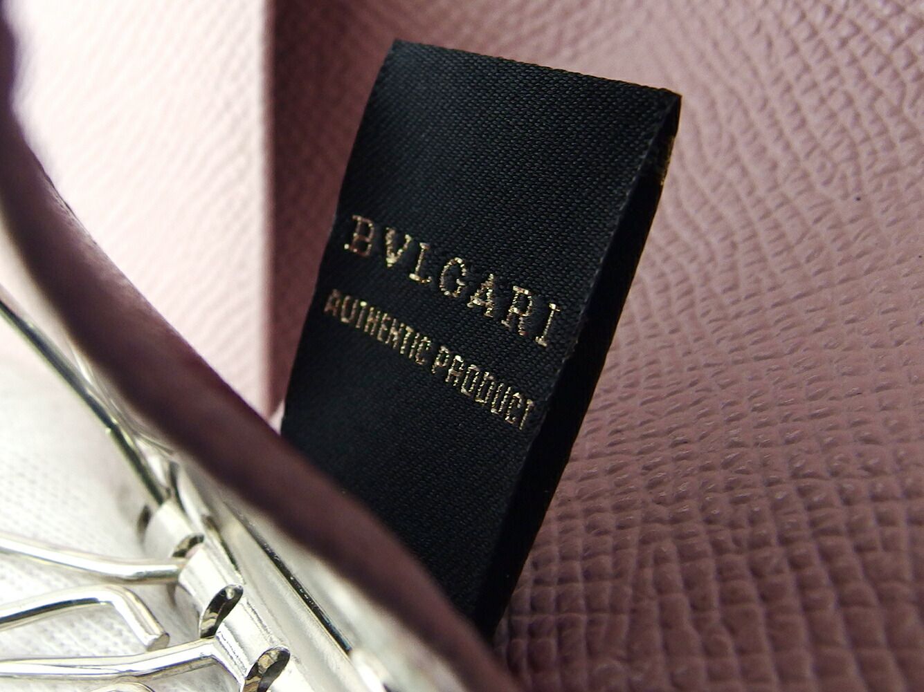 BVLGARI ブルガリ　ロゴ入り レディース　キーケース ピンク ブルガリ BVLGARI キーケース ブルガリブルガリ ピンク