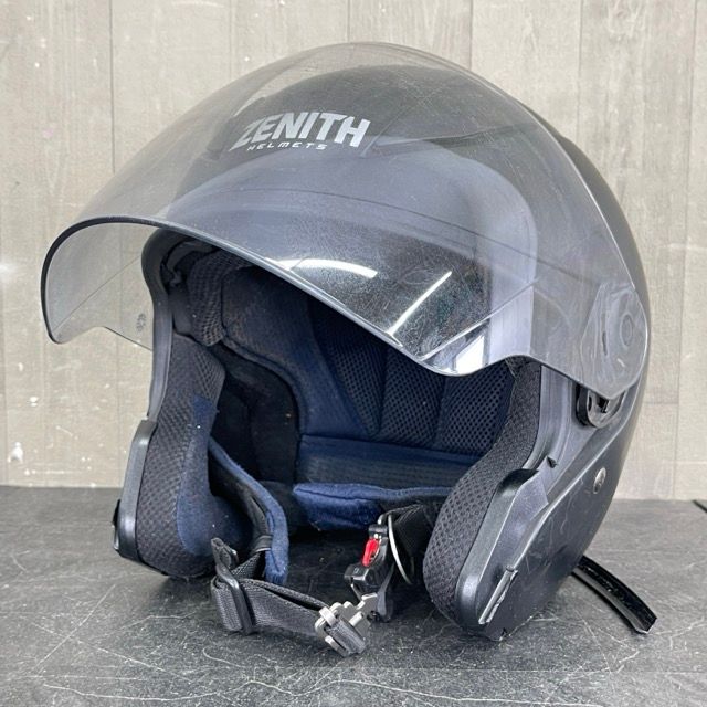 ジェットヘルメット 【中古】YAMAHA ヤマハ ZENITH ゼニス YJ-20 ブラック Lサイズ 59-60未満 バイク オートバイ PSCマーク有 / 92538