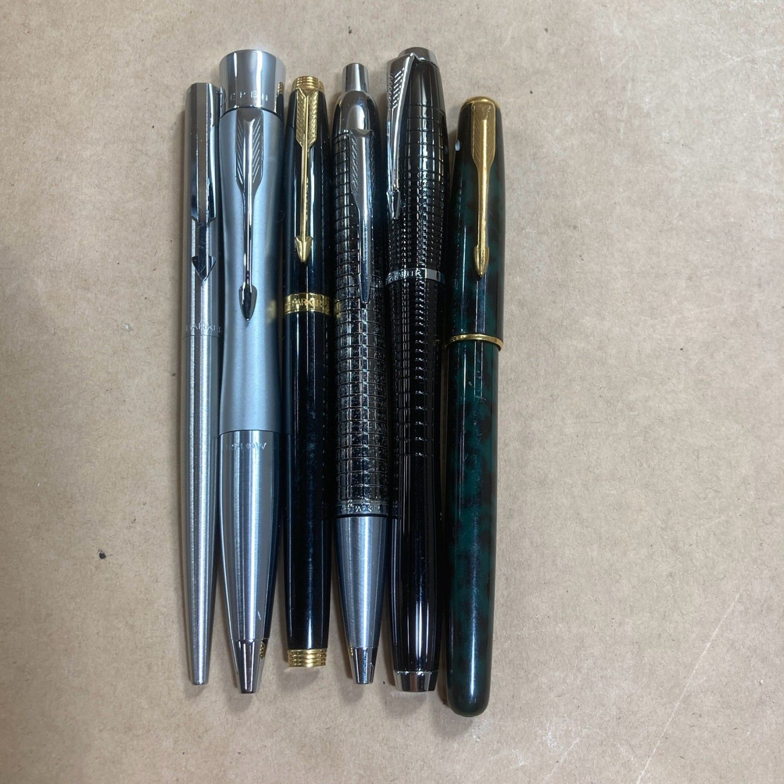 PARKER パーカー 筆記具 6点 まとめ商品 ボールペン 3点 万年筆 3点 SONNET 585刻印ペン先 0.15kg