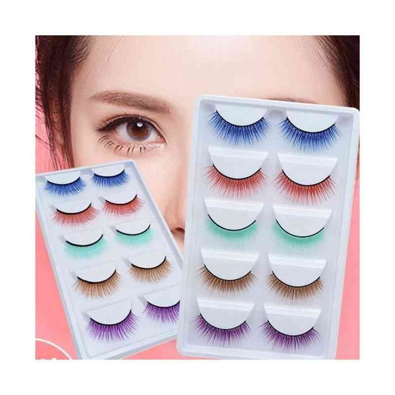 5ペア 羽まつげ 羽根まつげ 羽根つけまつげ つけまつげ フェザーアイラッシュ フェザー レディース グッツ ボリューム フサフサ rhea1414