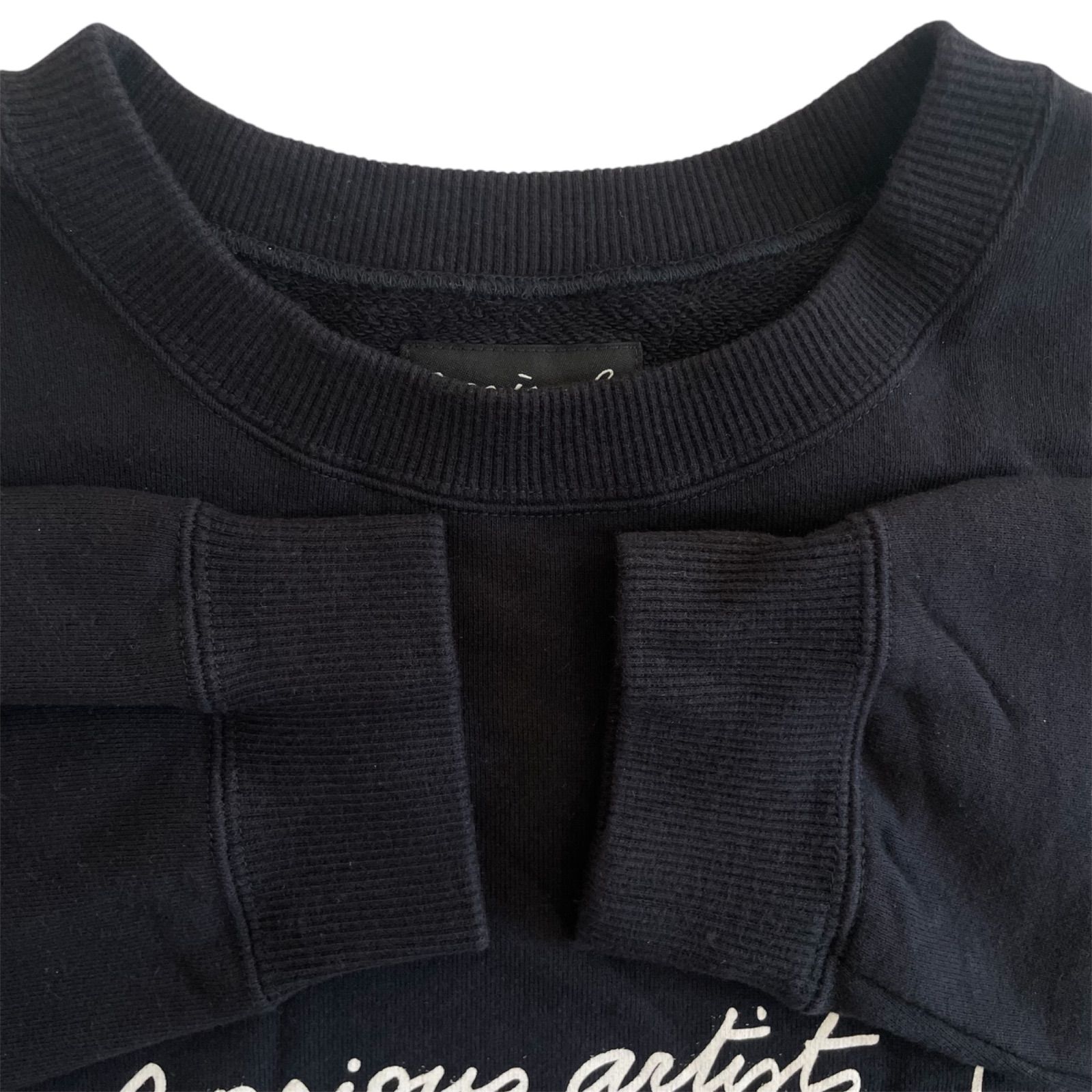 VA Fragment x agnes b. Sweatshirt 黒　Mサイズ agnes b. - 黒L V.A. Fragment agnes b. Sweatshirtの通販 by