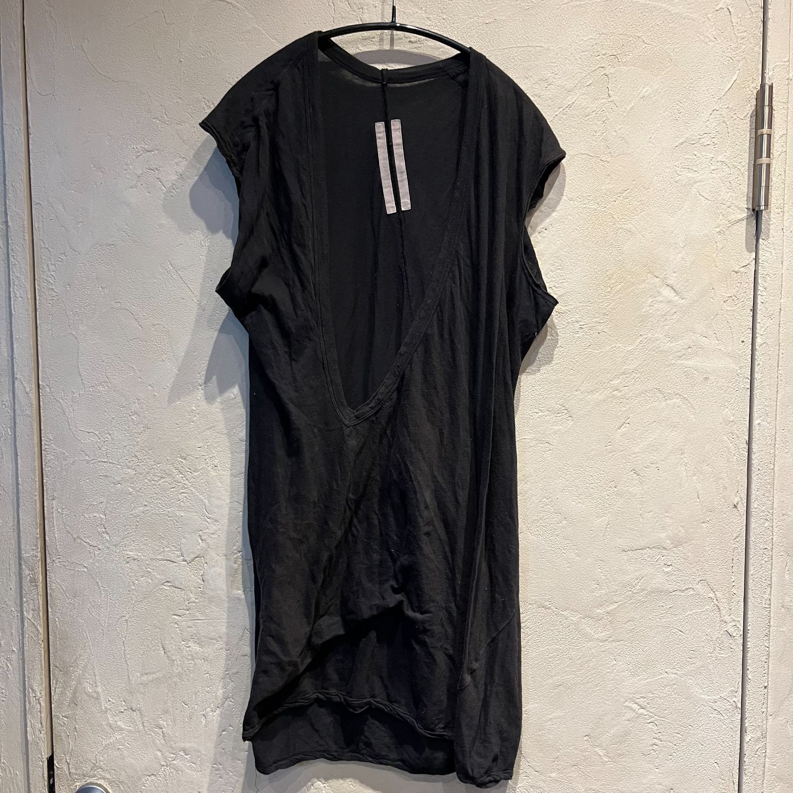Rick Owens リックオウエンス Dylan tank top RU21S6157-UC タンクトップ ブラック sizeXS 【代官山03】