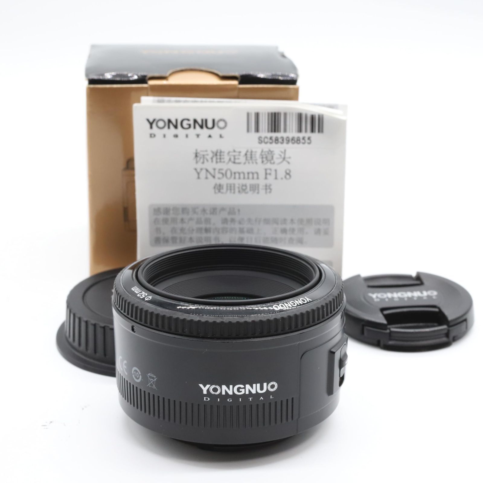 国内正規取扱店 YONGNUO Canon YN50mm F1.8 単焦点レンズ