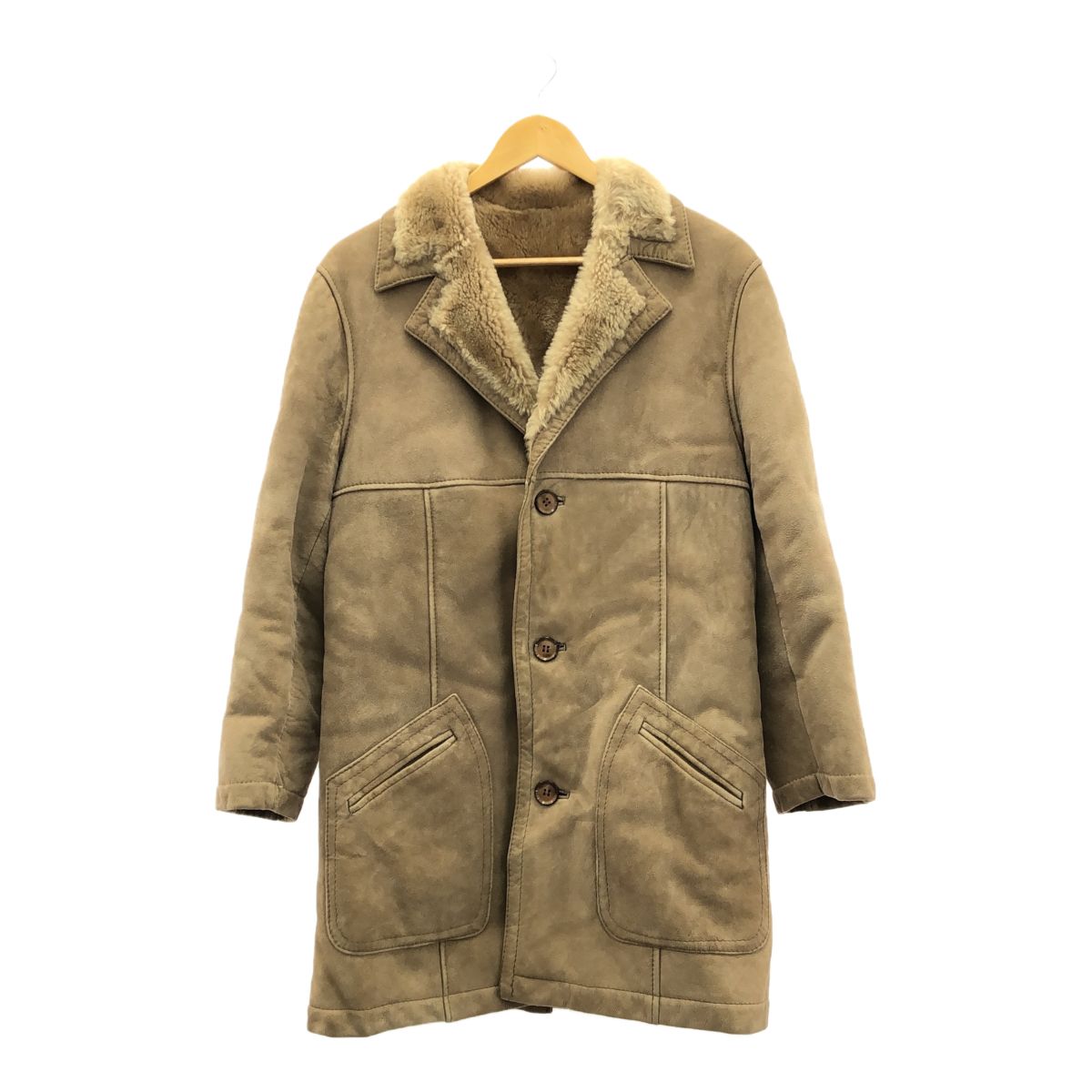 ◇中古品◇ 詳細不明 Scappins スペイン製 ムートンコート レザー 