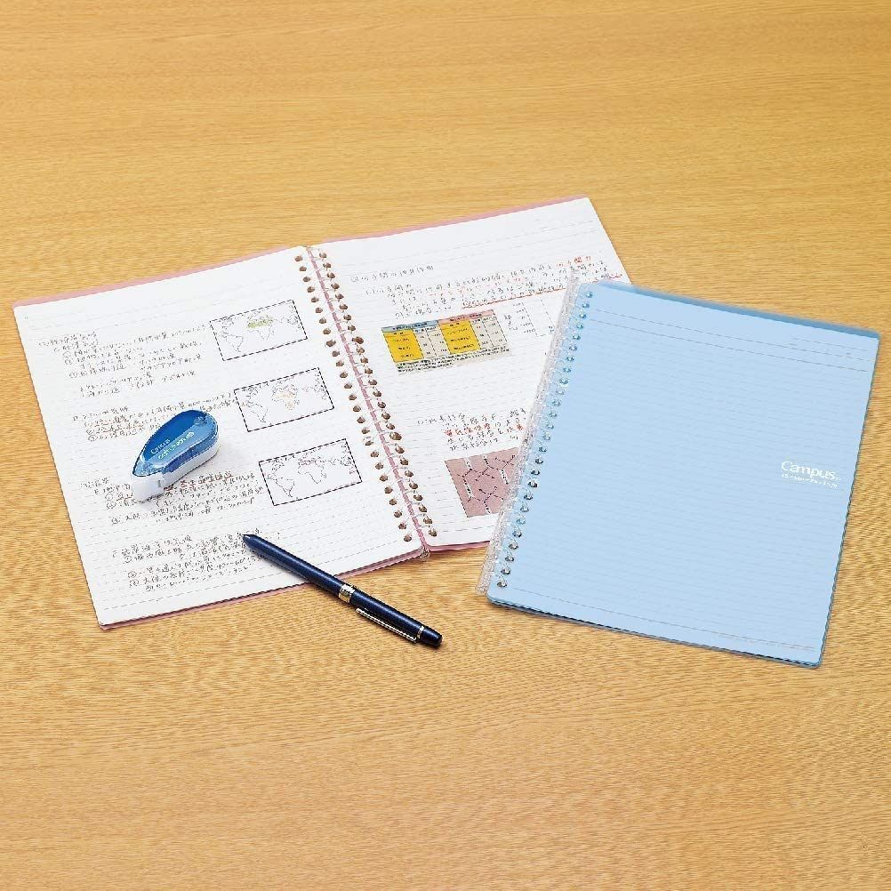 ルーズリーフ バインダー キャンパス スマートリング コクヨ KOKUYO A 5 20穴 最大 ライトブルー ル SP 130 LB