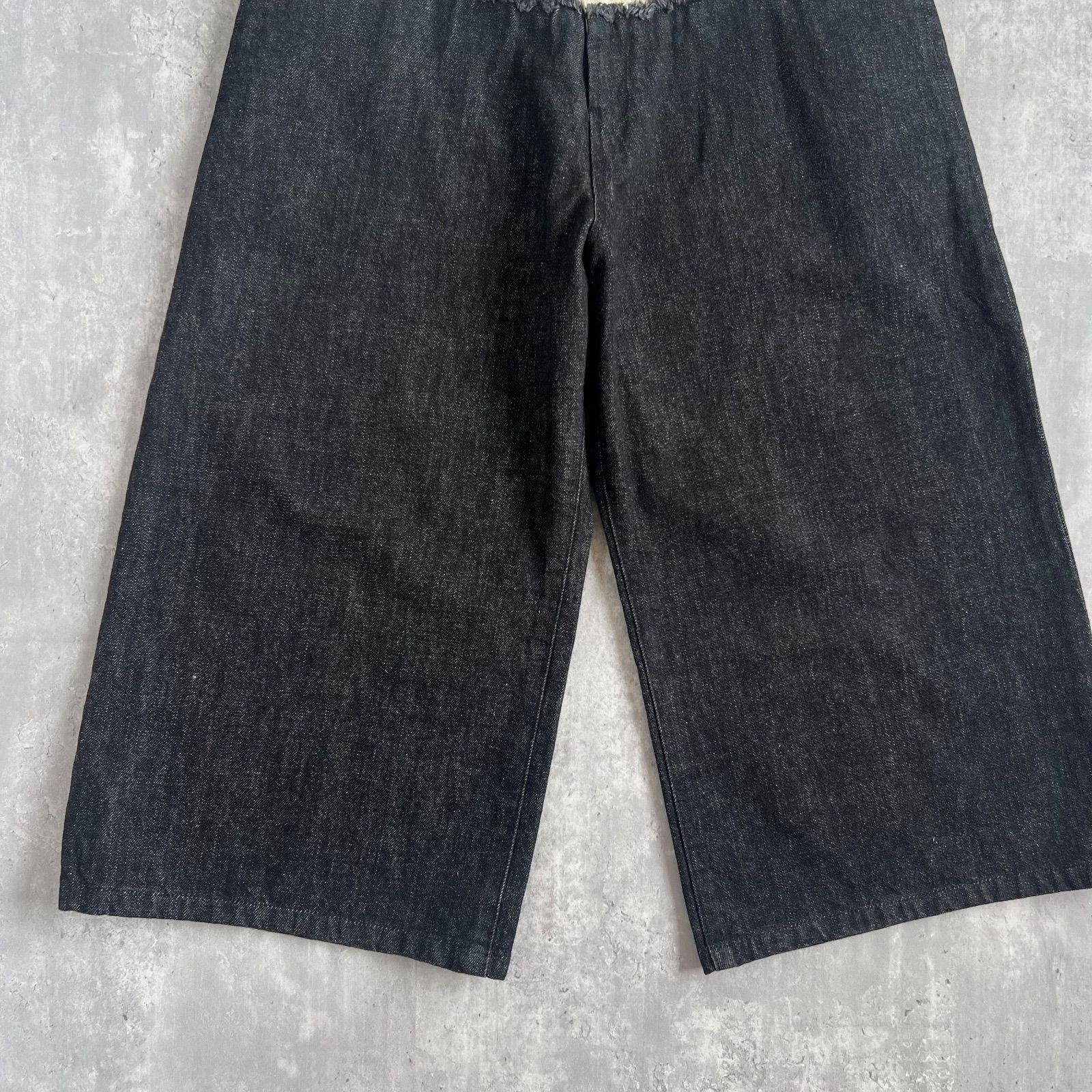 LIMI feu　リミフゥ　ヨウジヤマモト　異素材デザイン　ワイドデニムパンツ LIMI feu Collaboration Spring/ Summer 2024 collection | Yohji