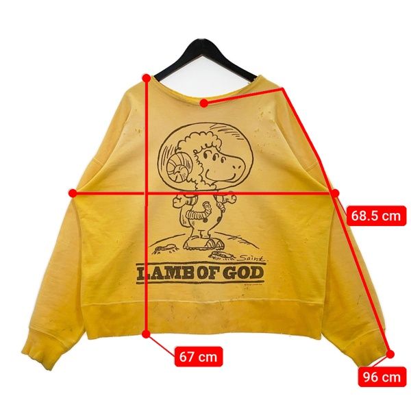 セントマイケル　SAINTMICHAEL スウェット　DAISY トレーナー SAINT Mxxxxxx】daisy セントマイケルスウェットデイジー