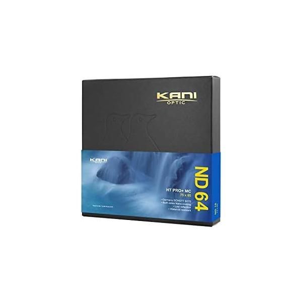 KANI HT PRO MC ND 64 角型フィルター 85 x 75 mm ブラック