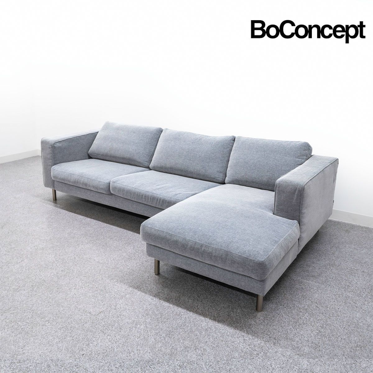 BoConcept ボーコンセプト I.D.V. カウチ ソファ ファブリック グレー アンダース ノルガード 定価44万