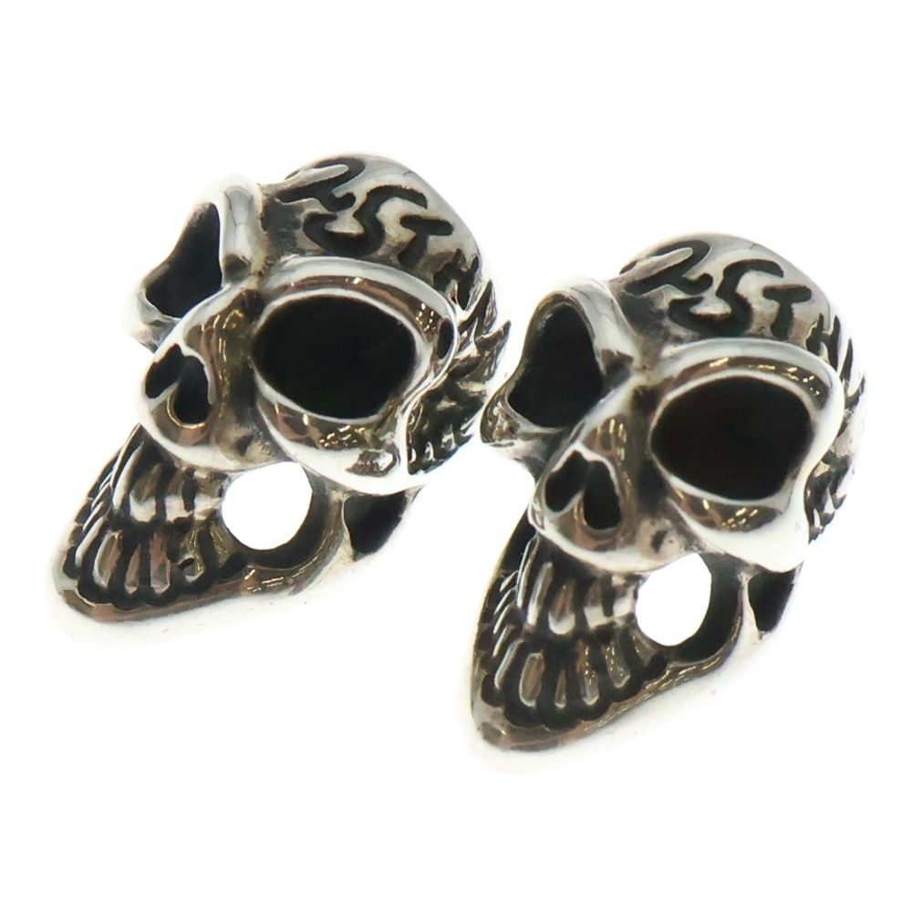 Bill Wall Leather|BWL ビルウォールレザー TINY SKULL BEAD W|WEBB タイニースカルビーズ 2個セット シルバー