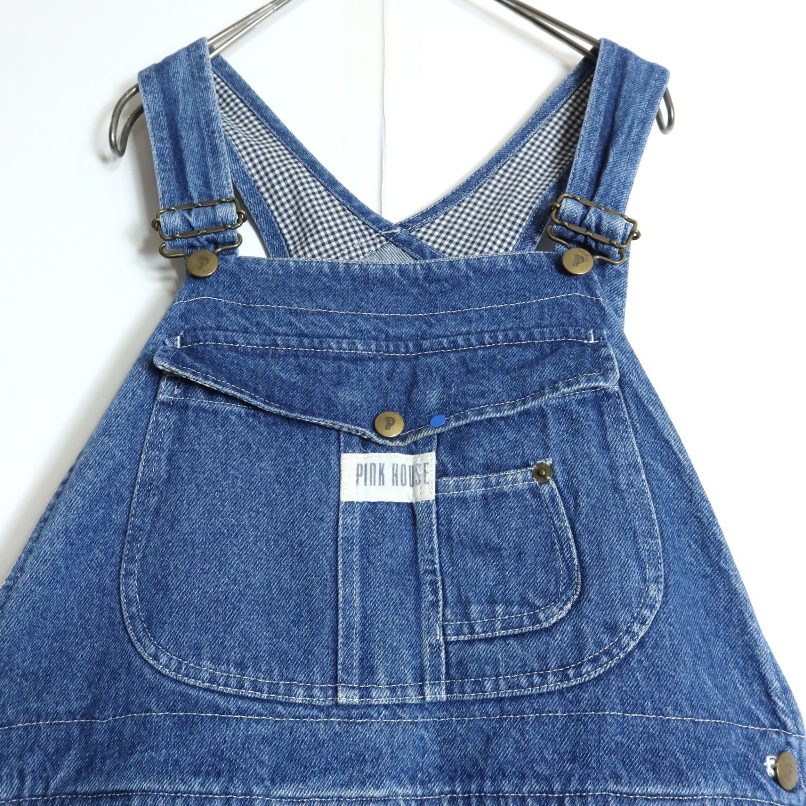 美品　ピンクハウス デニムジャンパースカート　紺色　色褪せなし　今はないデザイン ♡デニムジャンパースカートのコーデ♡ by PINK HOUSE (ピンク