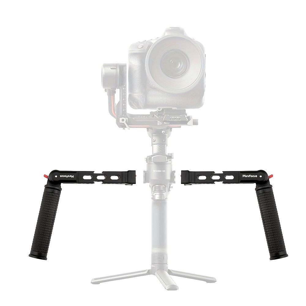 MINIFOCUSの調整 なハンドヘルドジンバルスタビライザーハンドル NATOストラップ付き アルミニウム合金製カメラアクセサリー 伸縮 な多機能ブラケット 角度調整 DJI RS4|RS4 Pro|Ronin RS3 Mini|RS3|RS3 P