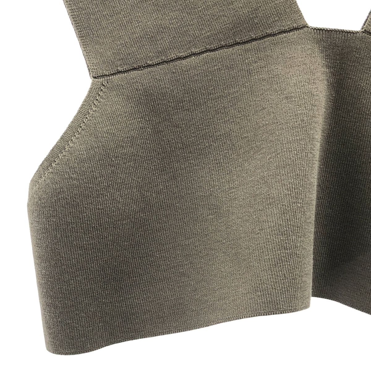 HYKE / ハイク | Sweater Top ニット ビスチェ | F | グレージュ | レディース HYKE - HYKE / ハイク | Sweater Top ニット ビスチェ | F
