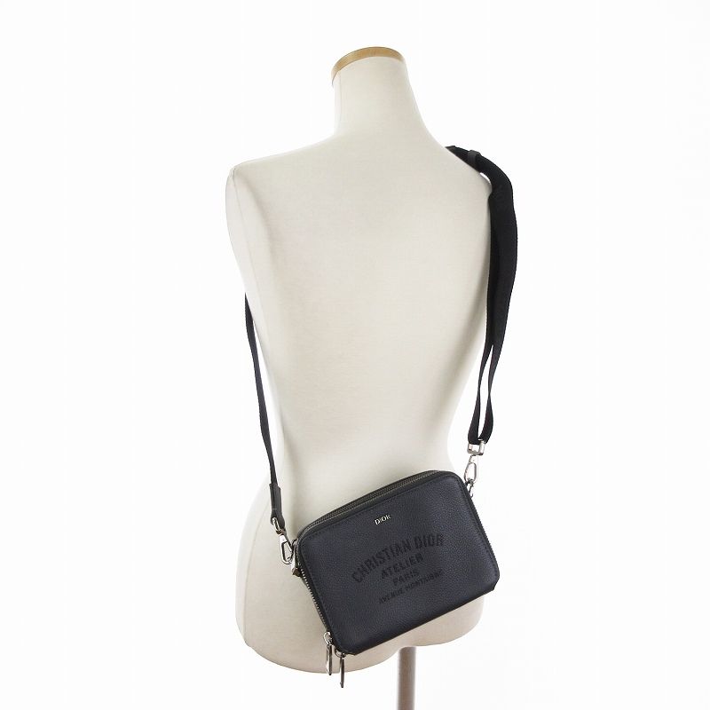 DIORディオール アトリエ レザー カメラバッグ02-BO-0270