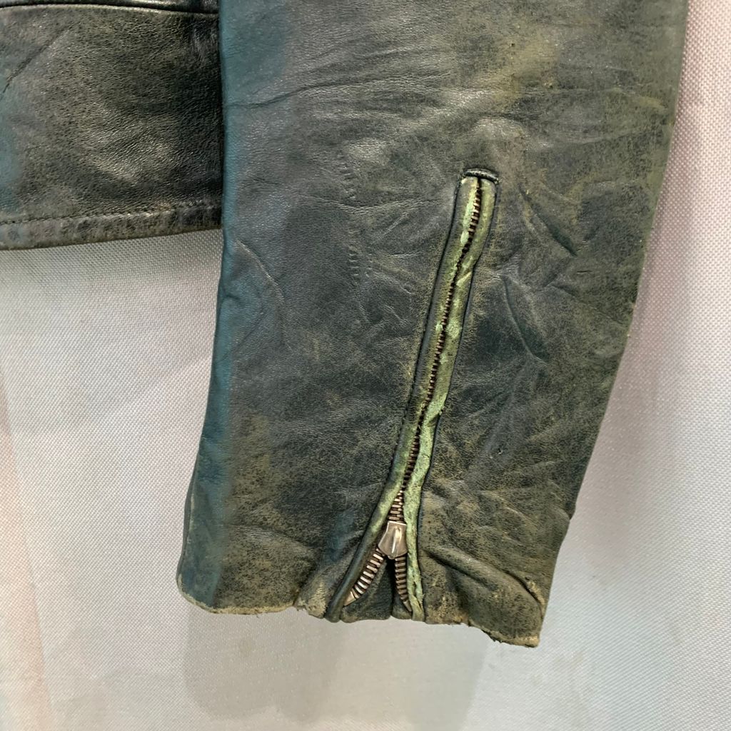 Euro ドイツ Geraman Leather Double Riders Jacket ダブル ライダース ジャケット No.I445 GULLKHAN_COM