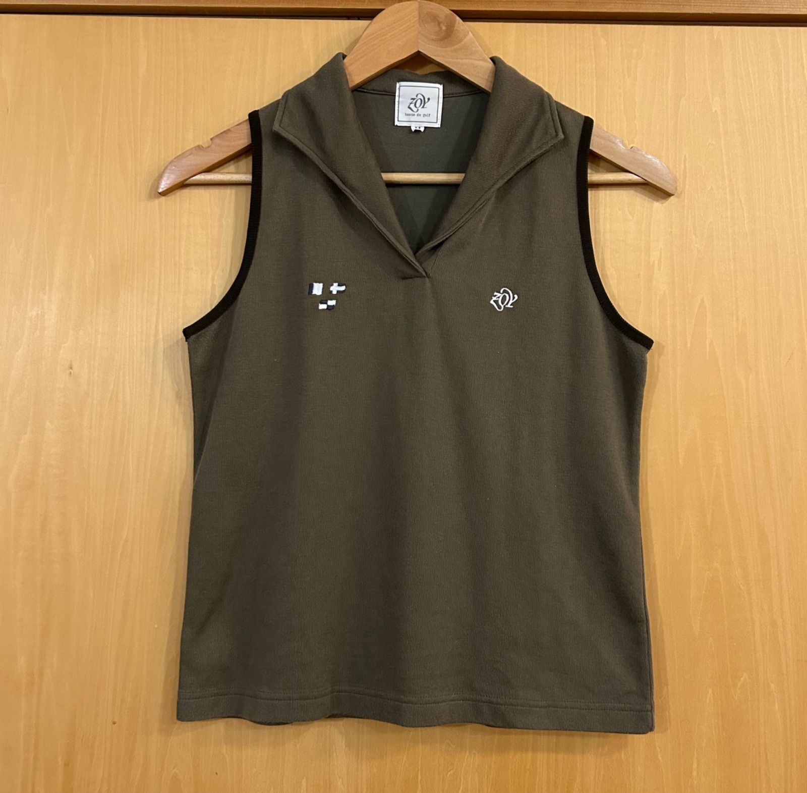 ZOY ゾーイ ノースリーブ シャツ レディース ゴルフウェア M