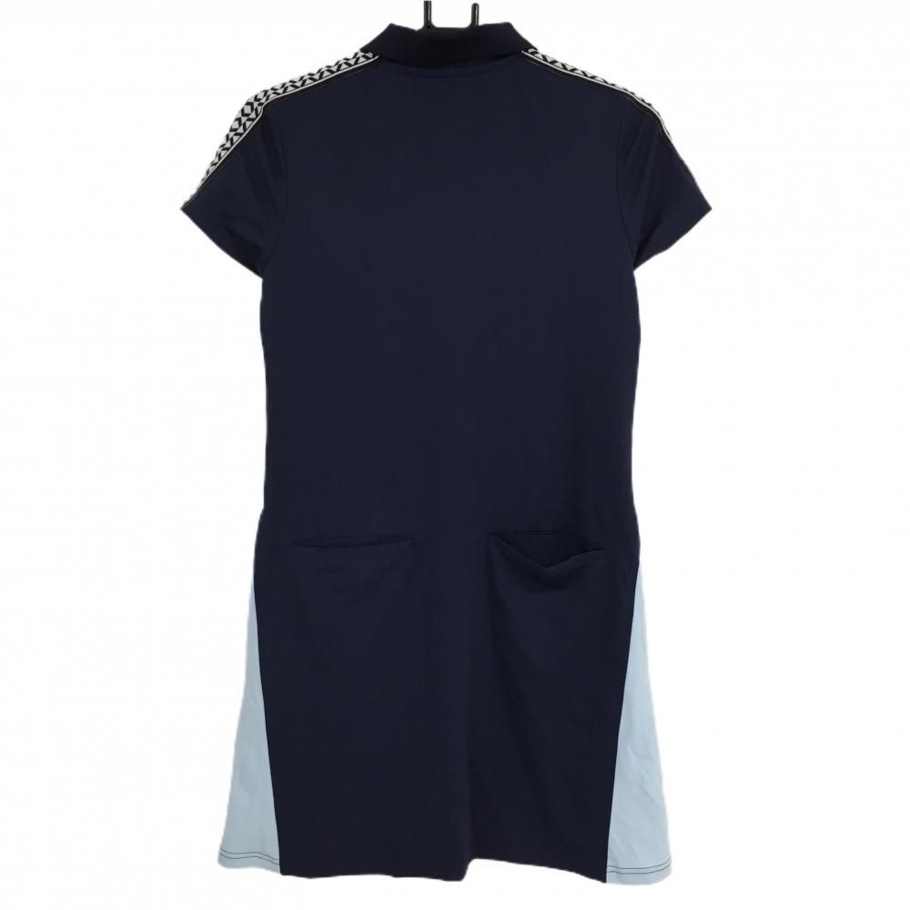 ☆値下げ☆【新品】ジュンアンドロペ 半袖ワンピース ネイビー