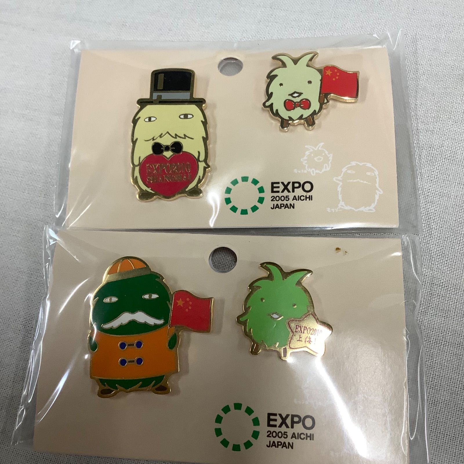 愛知万博 EXPO 2005 モリゾー キッコロ ピンバッジ 缶バッチ 24個 愛知万博 EXPO 2005 モリゾーキッコロ ピンバッチ まとめ売り